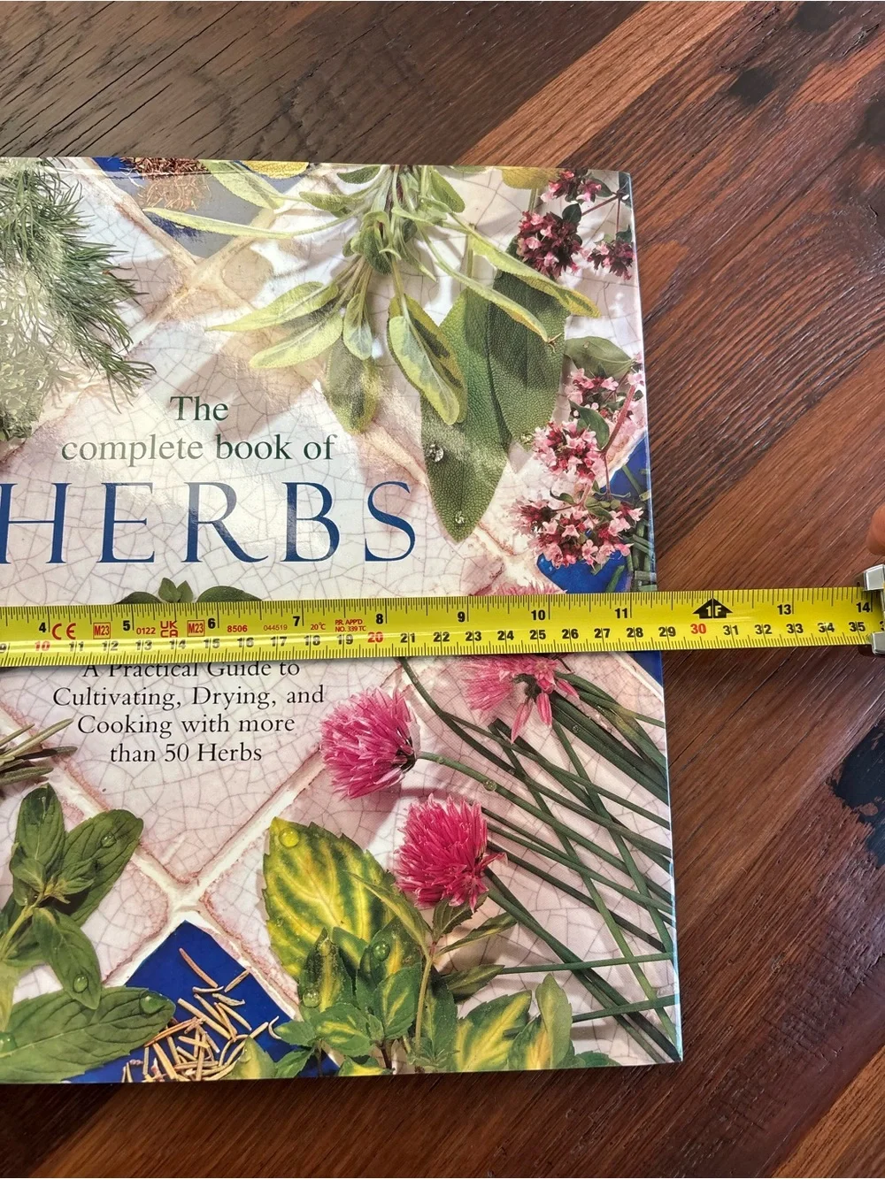 Vintage Hardcover Herb Book, The complete book of HERBS.1994,Gardens,Photographs